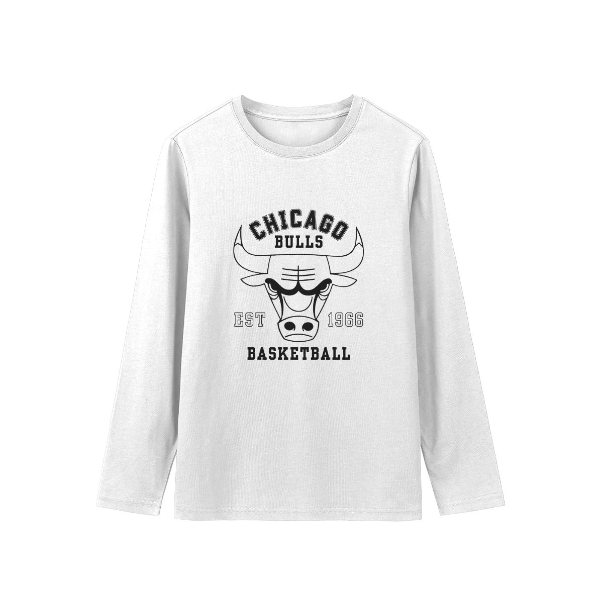 Bulls Split Black White Basketball T-Shirt Streetwear Graphic Tee