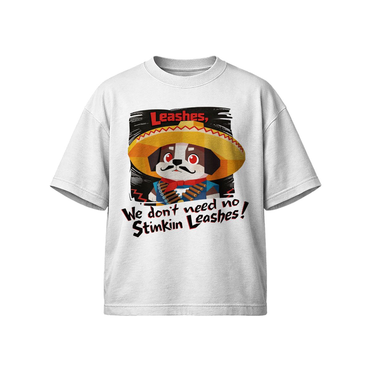 Funny Coboy Dog Western Style T-shirt