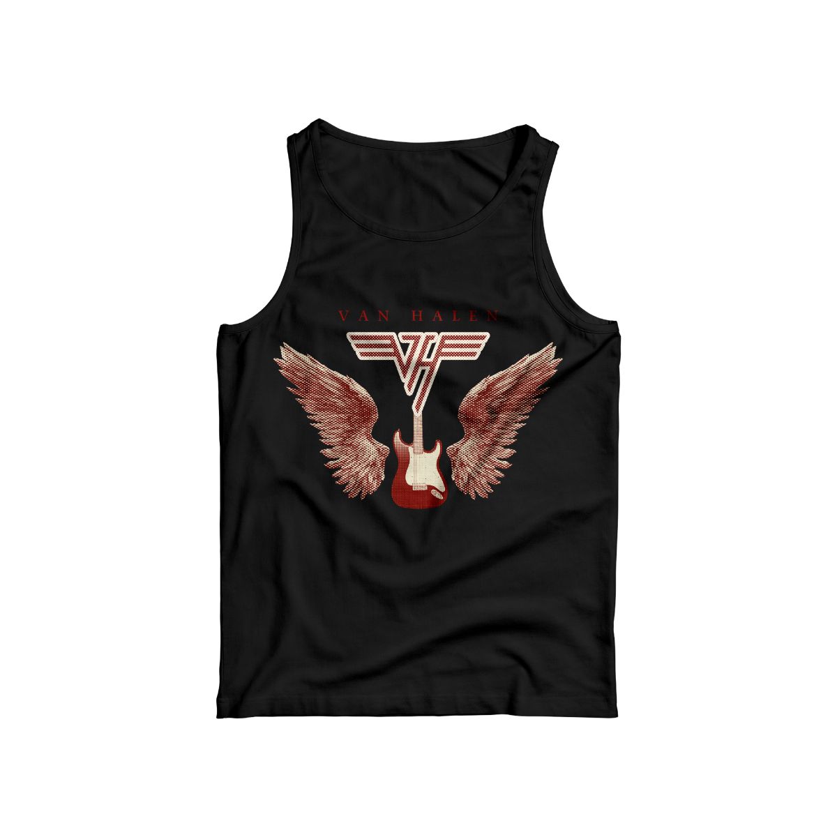 Vintage Van Halen Guitar Graphic Shirt Rock Music Tee