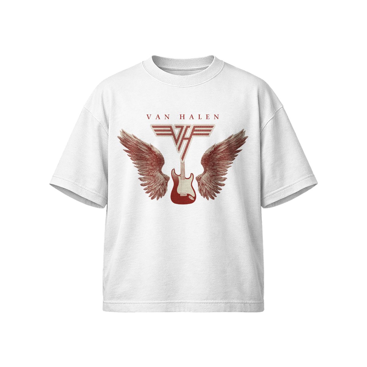 Vintage Van Halen Guitar Graphic Shirt Rock Music Tee