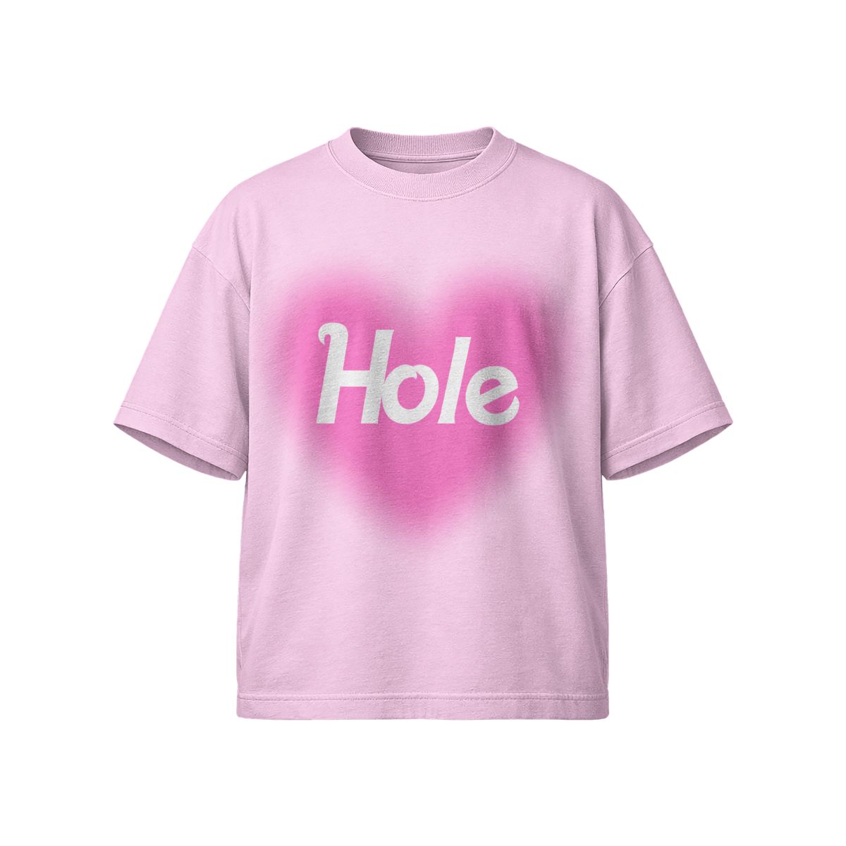 Hole Heart Logo Vintage 90s Grunge Band T-Shirt
