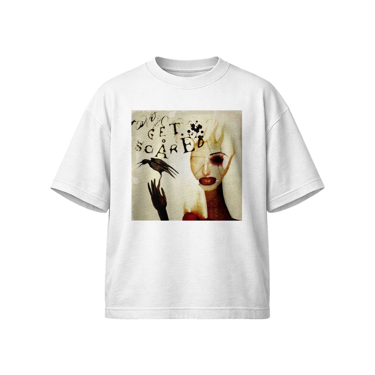 Get Scared Band Vintage Rock Graphic T-Shirt