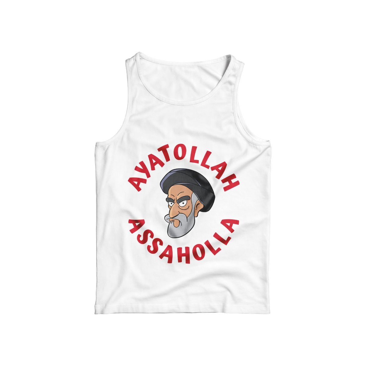 Ayatollah Graphic T-Shirt – Vintage Satirical Streetwear Tee