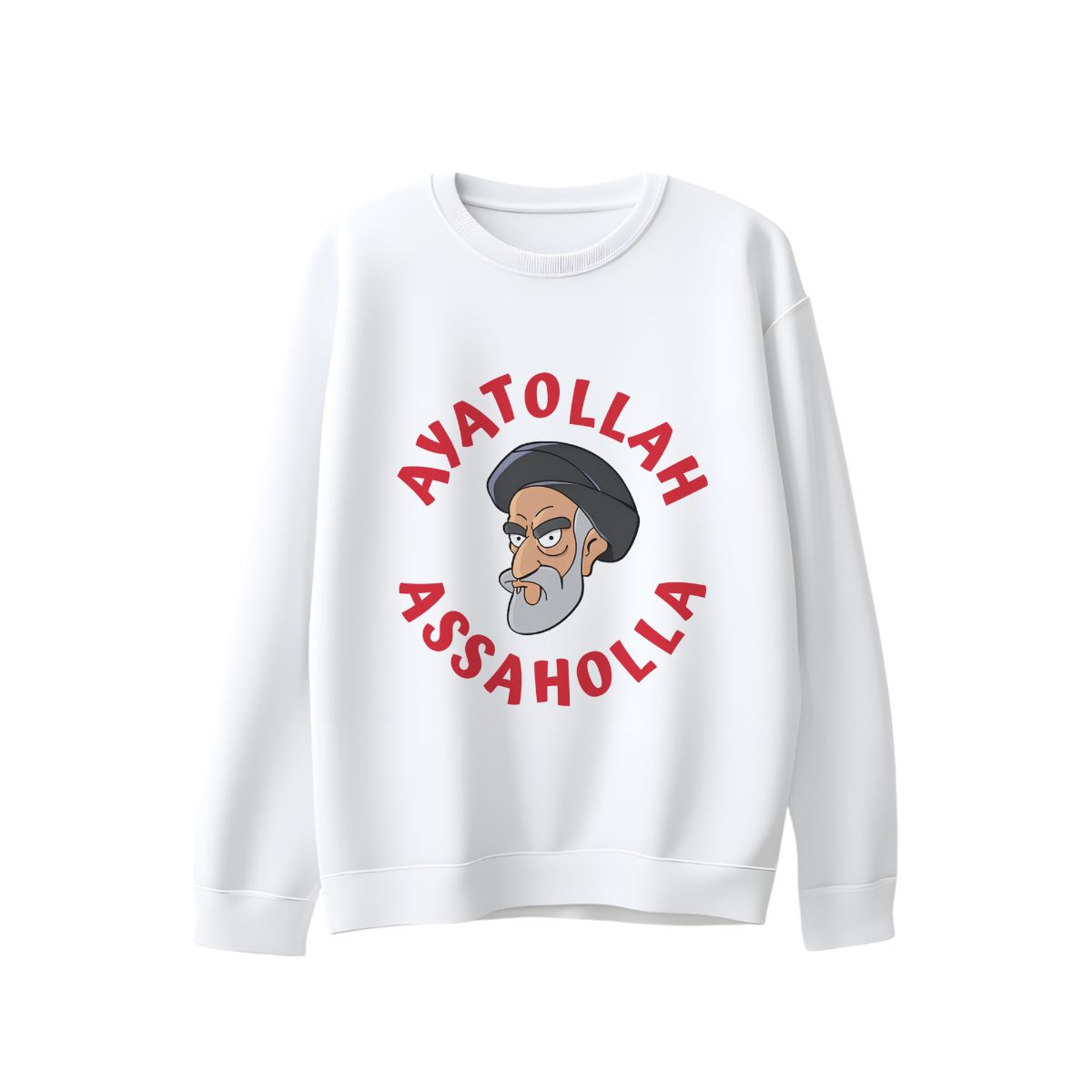 Ayatollah Graphic T-Shirt – Vintage Satirical Streetwear Tee
