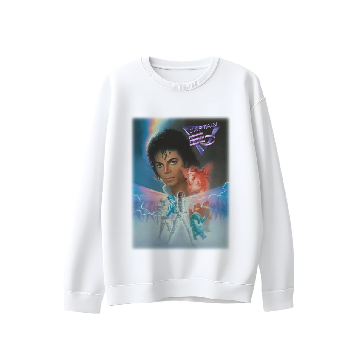 Retro Captain EO Movie Graphic T-Shirt – 80s Sci-Fi Vintage Style Unisex Tee