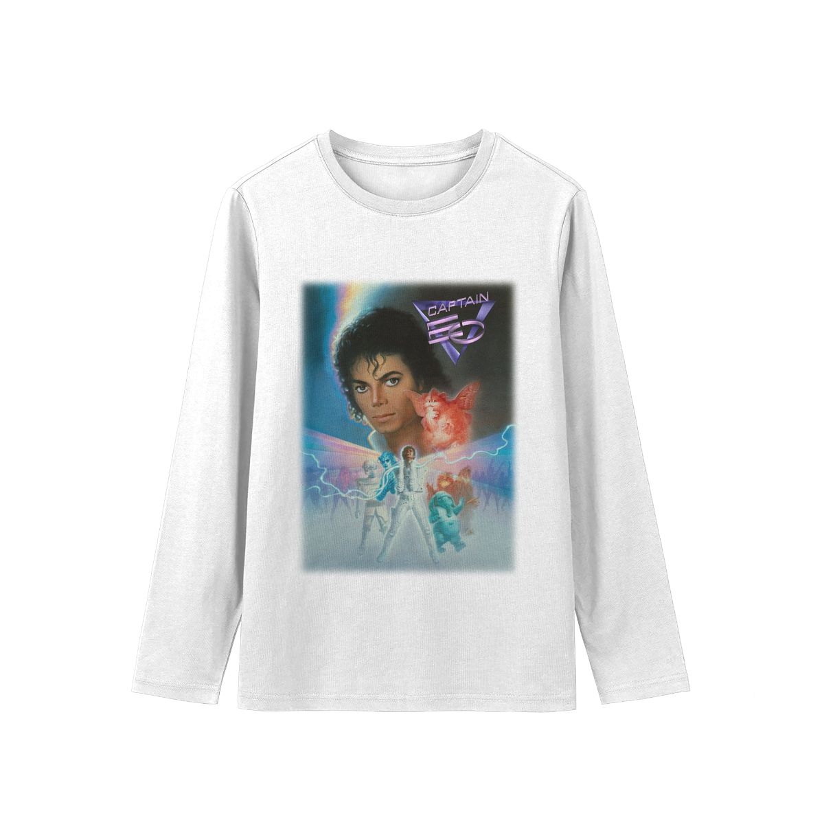 Retro Captain EO Movie Graphic T-Shirt – 80s Sci-Fi Vintage Style Unisex Tee