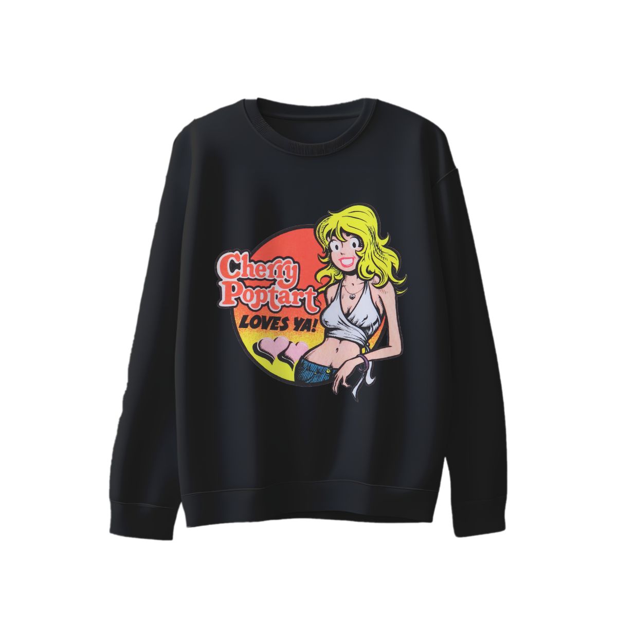 Cherry Poptart Loves Ya Graphic T-Shirt – Vintage Pop Art  Tee