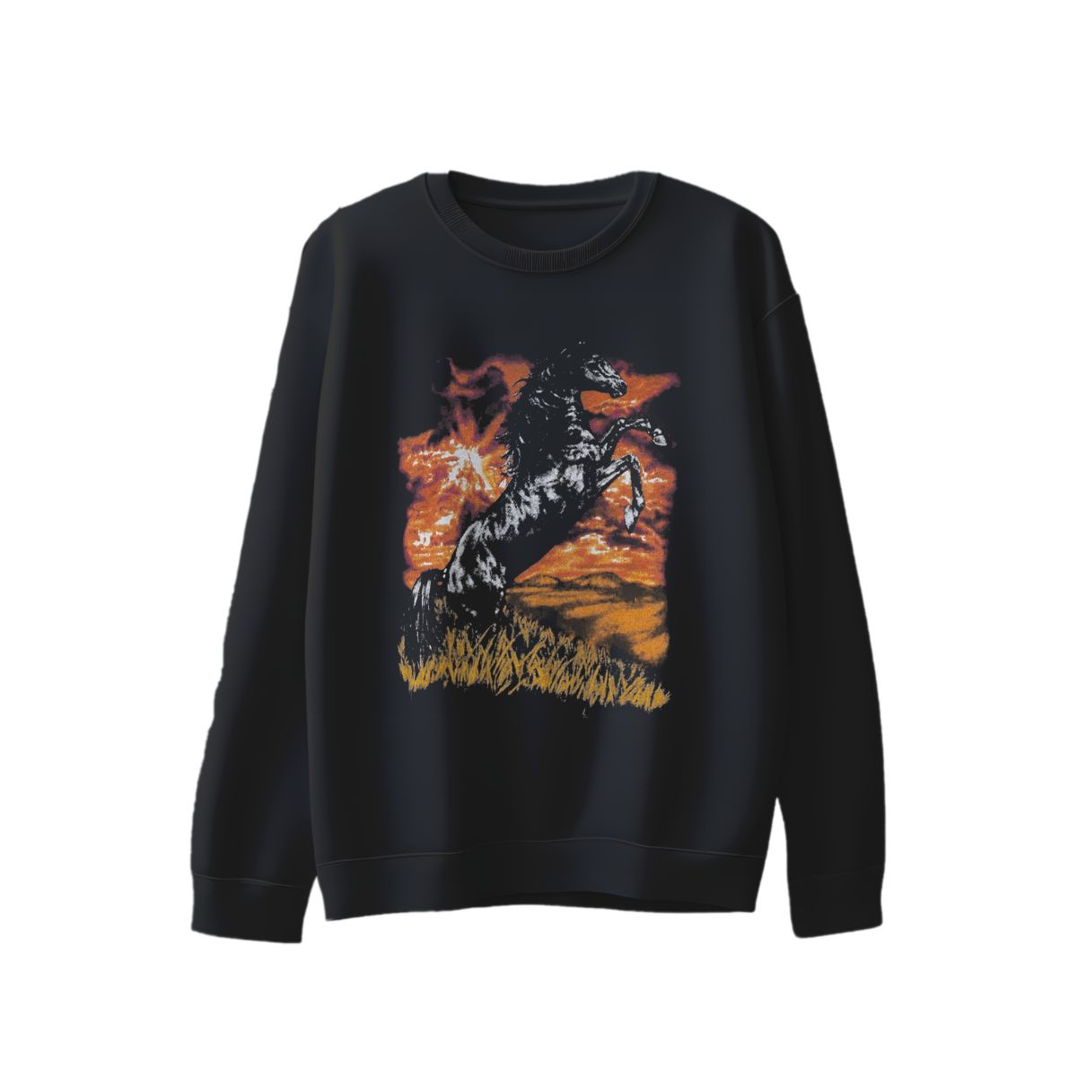 Vintage Wild Horse Graphic T-Shirt – Western Retro Style Unisex Tee