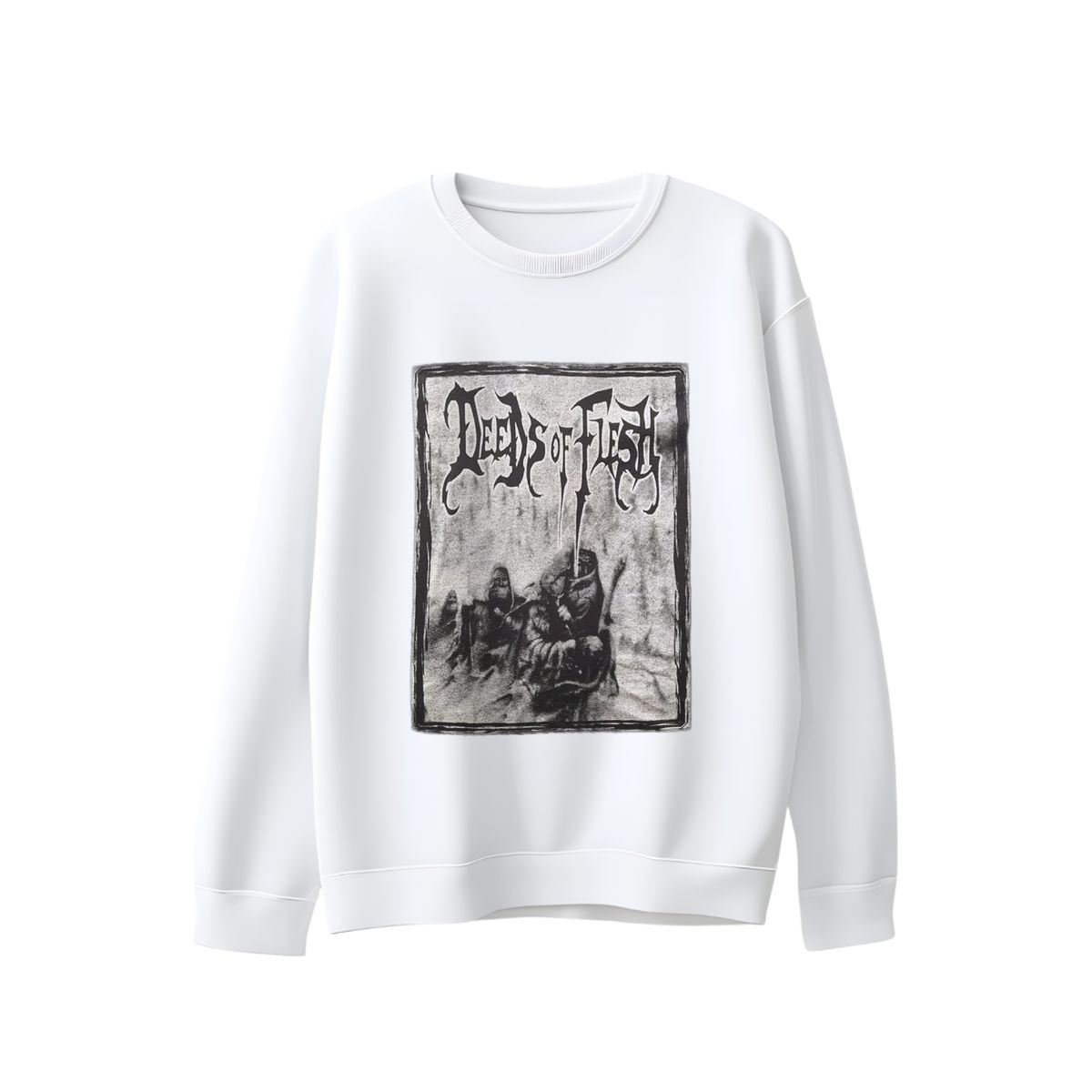 Deeds of Flesh Death Metal T-Shirt – Extreme Metal Vintage Graphic Tee