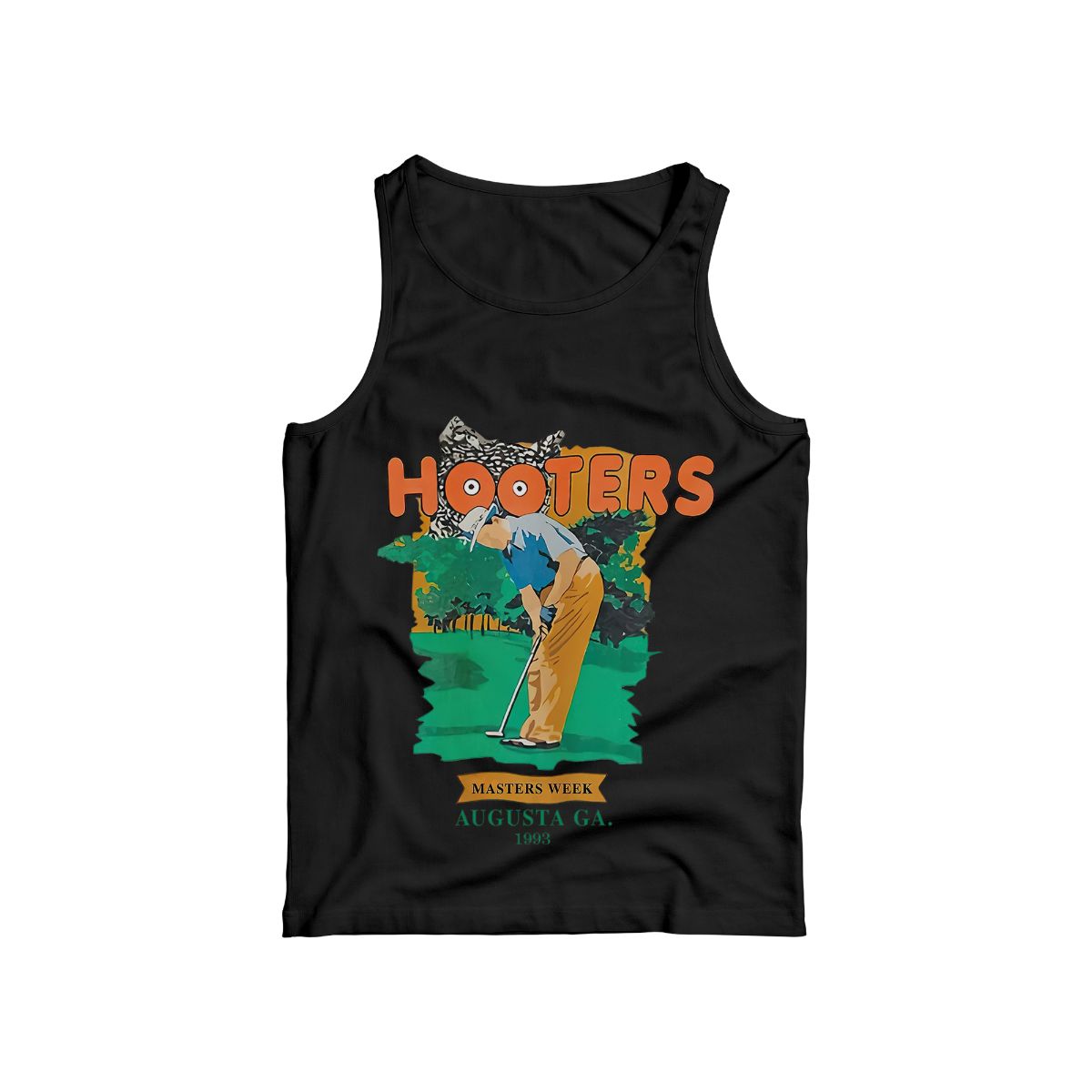 Vintage Golf Masters "HOOTERS" Week T-Shirt – Augusta Inspired Retro Golf Graphic Tee