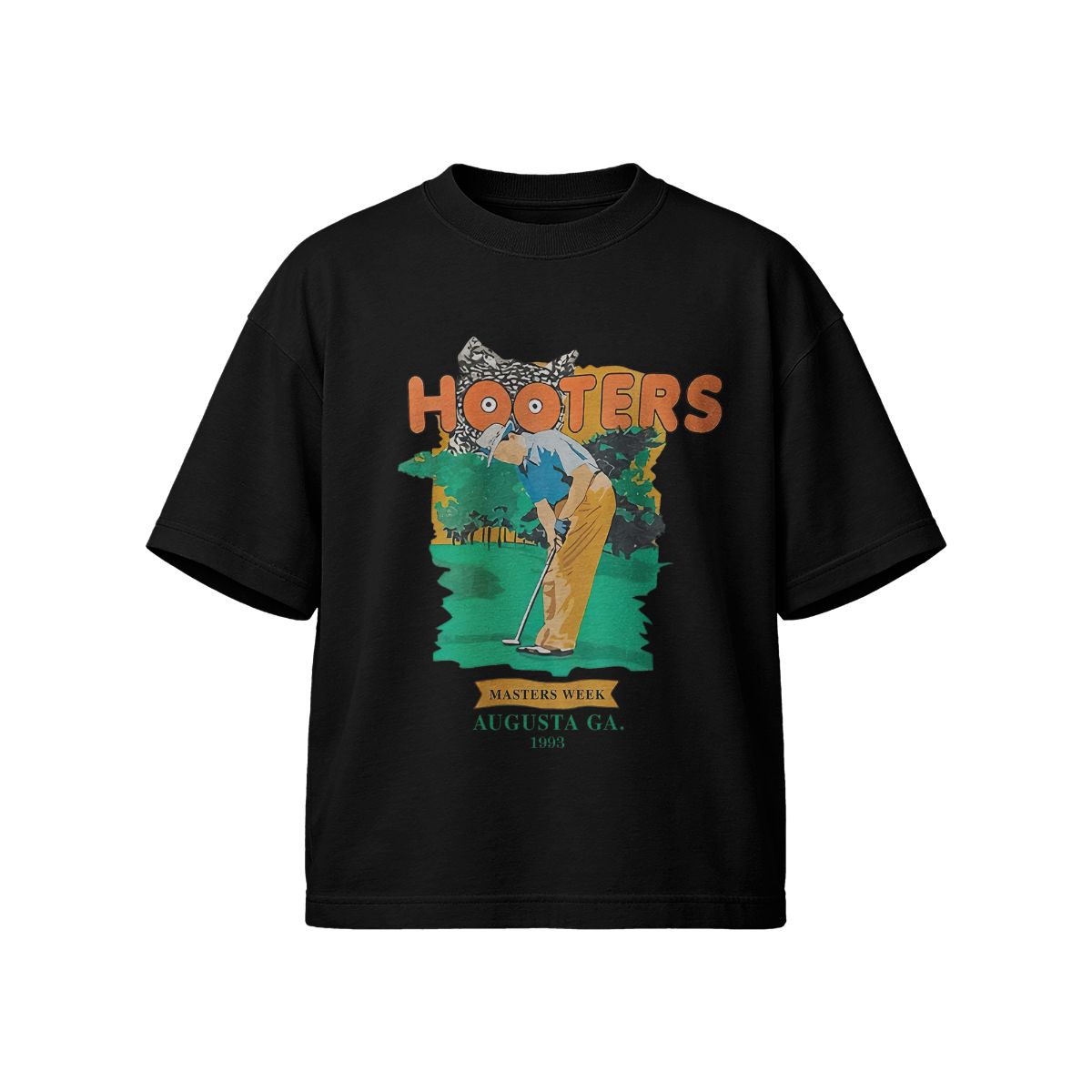 Vintage Golf Masters "HOOTERS" Week T-Shirt – Augusta Inspired Retro Golf Graphic Tee