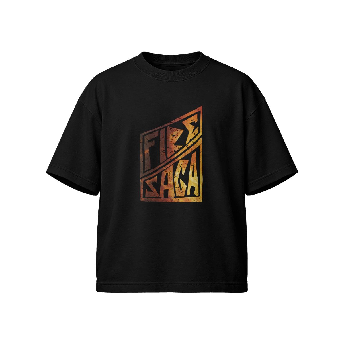 Flame Aesthetic T-Shirt – Abstract Fire Saga Graphic Streetwear Tee