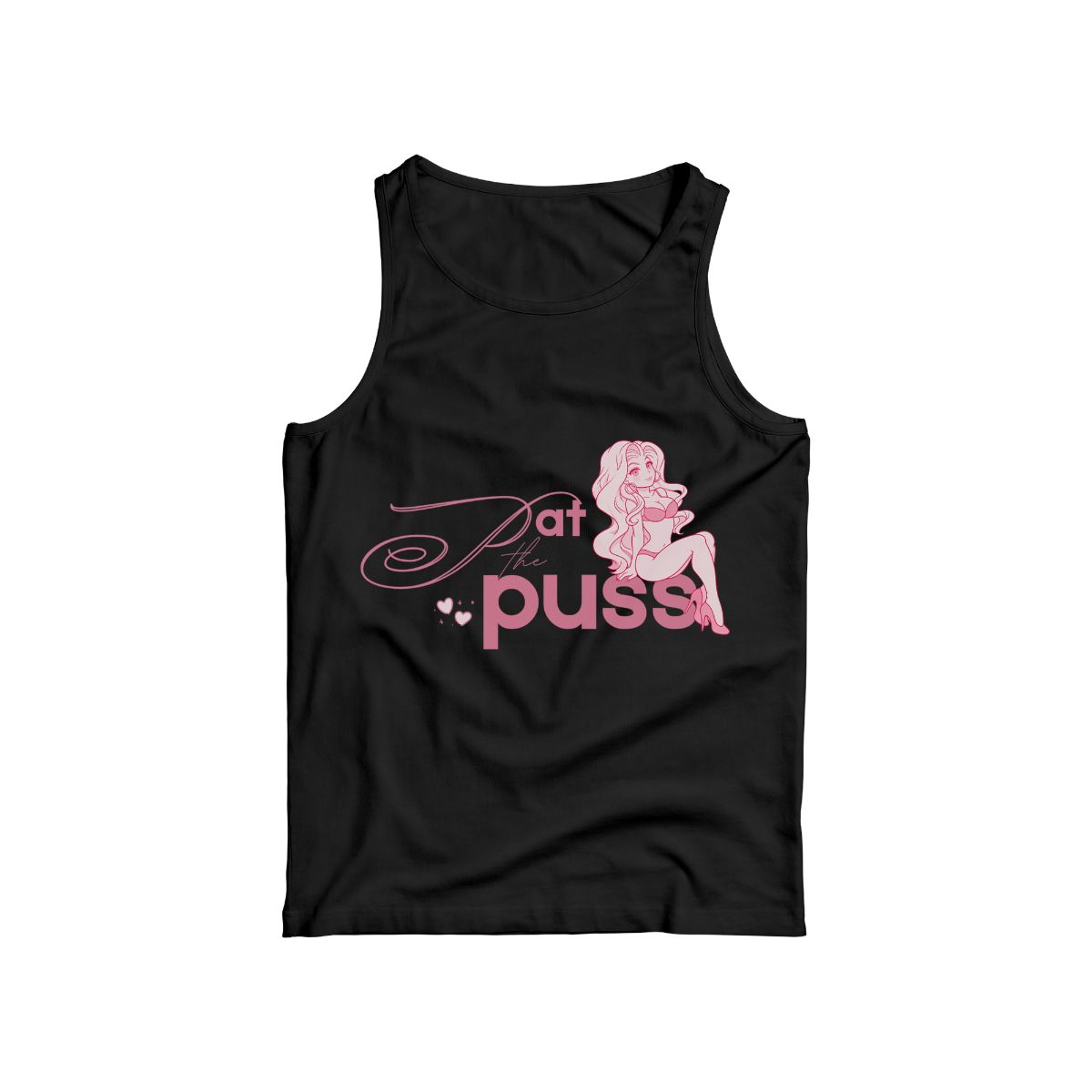 "Pat The Puss" Graphic T-Shirt – Kawaii Aesthetic  Streetwear Tee