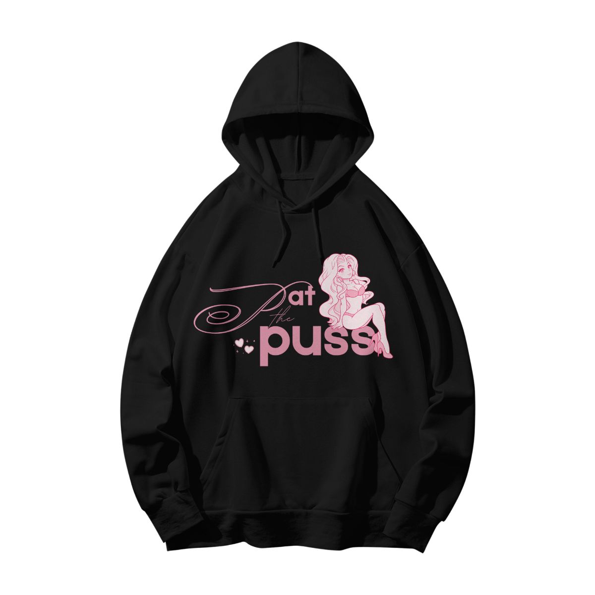 "Pat The Puss" Graphic T-Shirt – Kawaii Aesthetic  Streetwear Tee