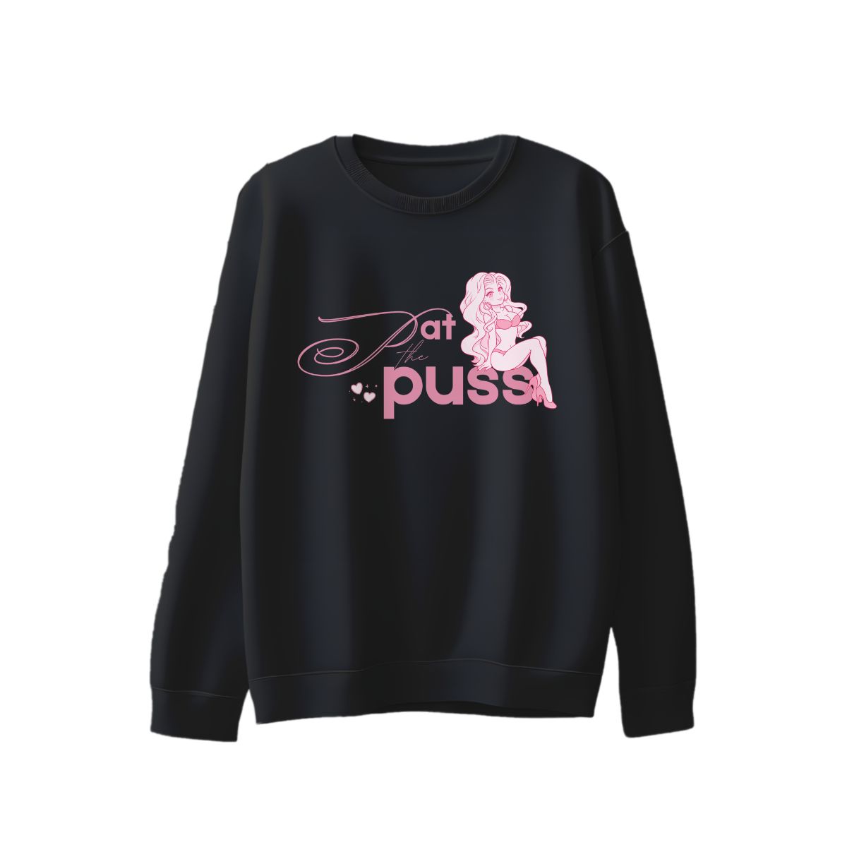 "Pat The Puss" Graphic T-Shirt – Kawaii Aesthetic  Streetwear Tee