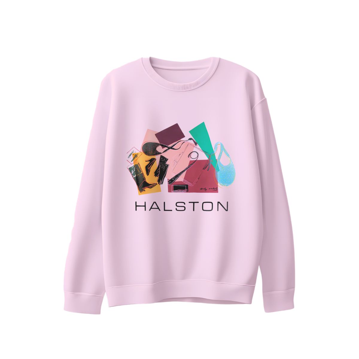 Halston Andy Warhol Pop Art Vintage Dress 