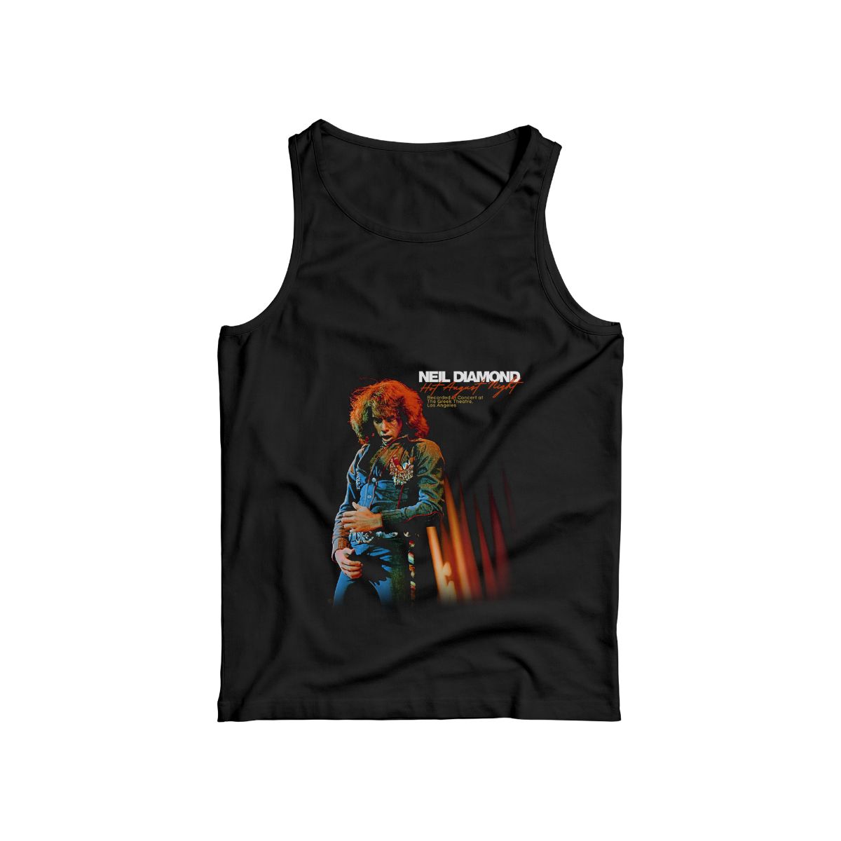 NEIL DIAMOND Hot August Night Vintage Concert Style T-Shirt