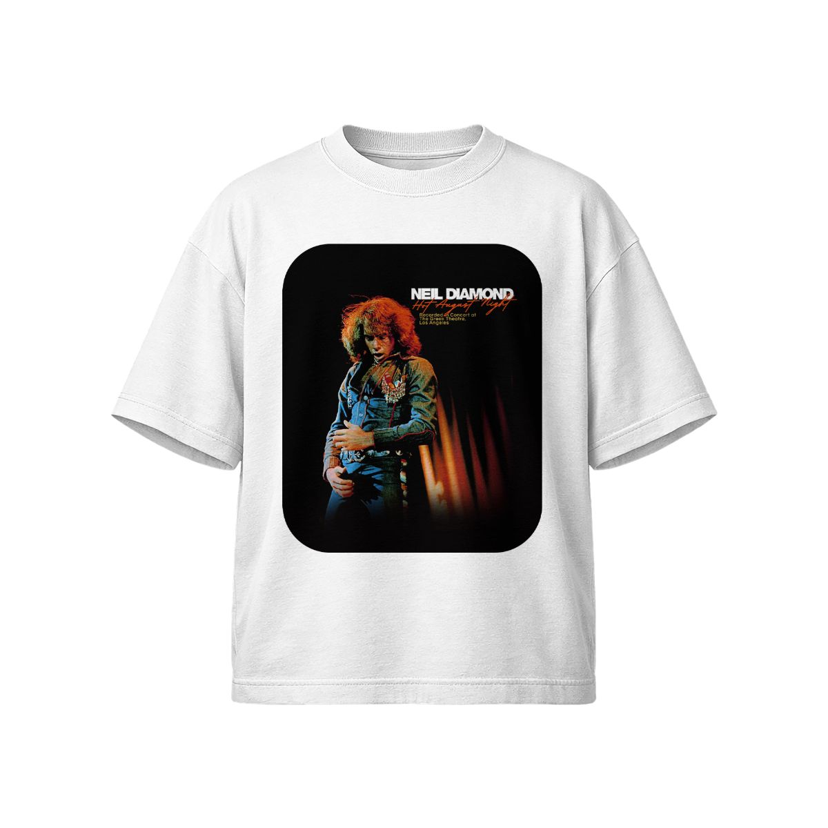NEIL DIAMOND Hot August Night Vintage Concert Style T-Shirt