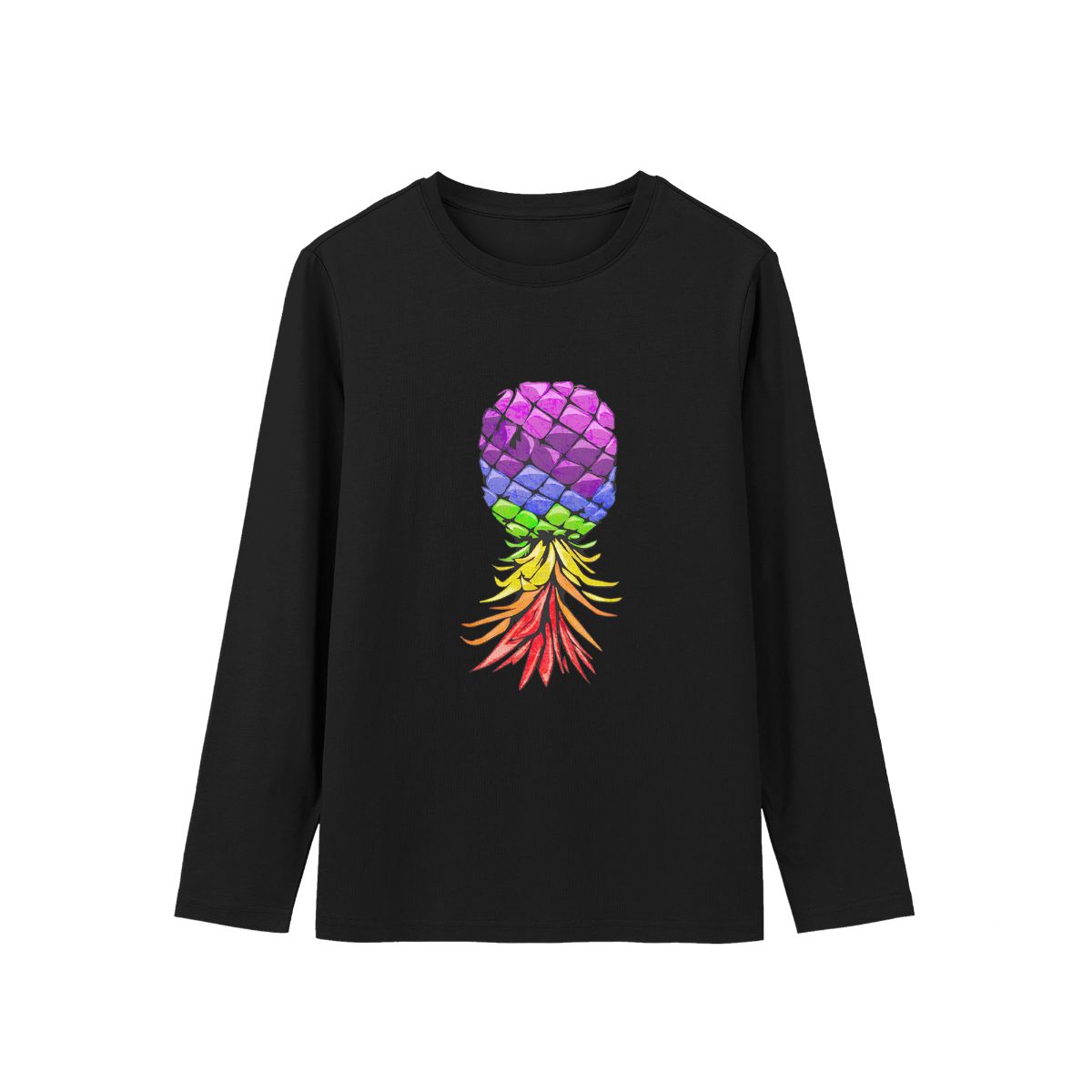 Swinger Rainbow  Graphic T-Shirt – Colorful Tropical Fruit Aesthetic Tee