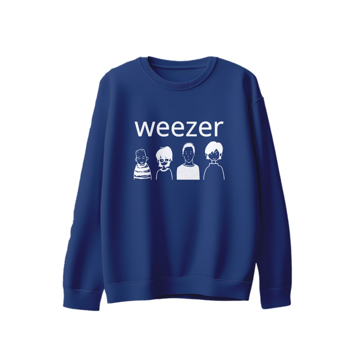 Legendary Weezer Graphic T-Shirt – Distressed Retro Template Design Tee