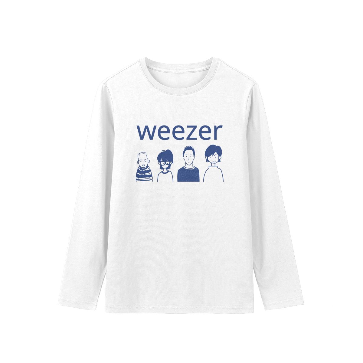 Legendary Weezer Graphic T-Shirt – Distressed Retro Template Design Tee