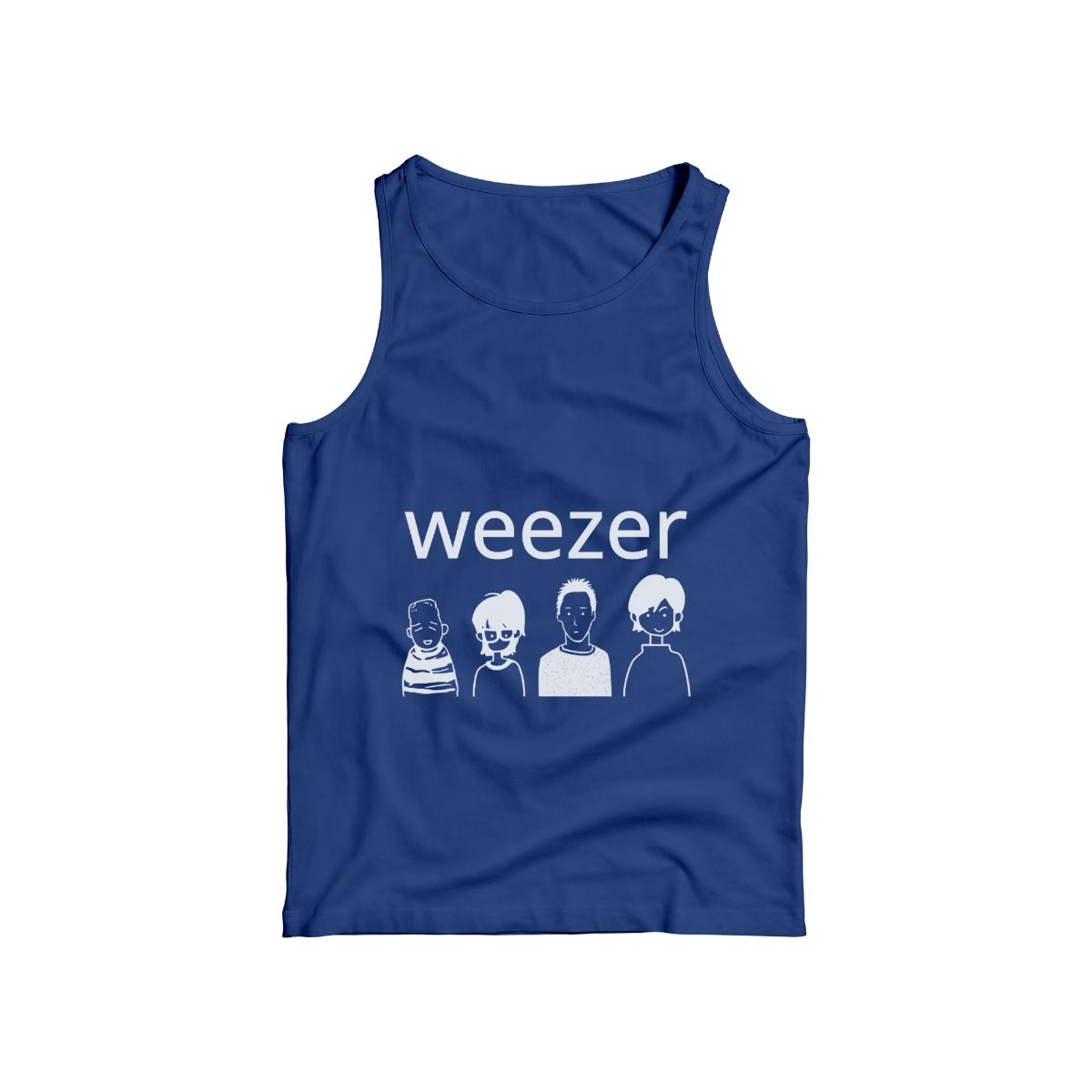 Legendary Weezer Graphic T-Shirt – Distressed Retro Template Design Tee