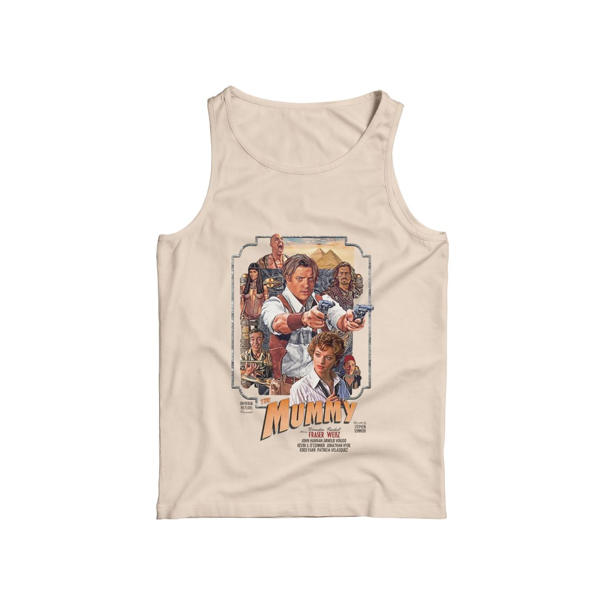 The Mummy Mesir Vintage Movie Graphic T-Shirt – Egyptian Adventure Classic Tee