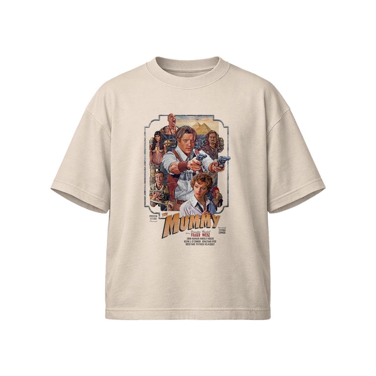 The Mummy Mesir Vintage Movie Graphic T-Shirt – Egyptian Adventure Classic Tee