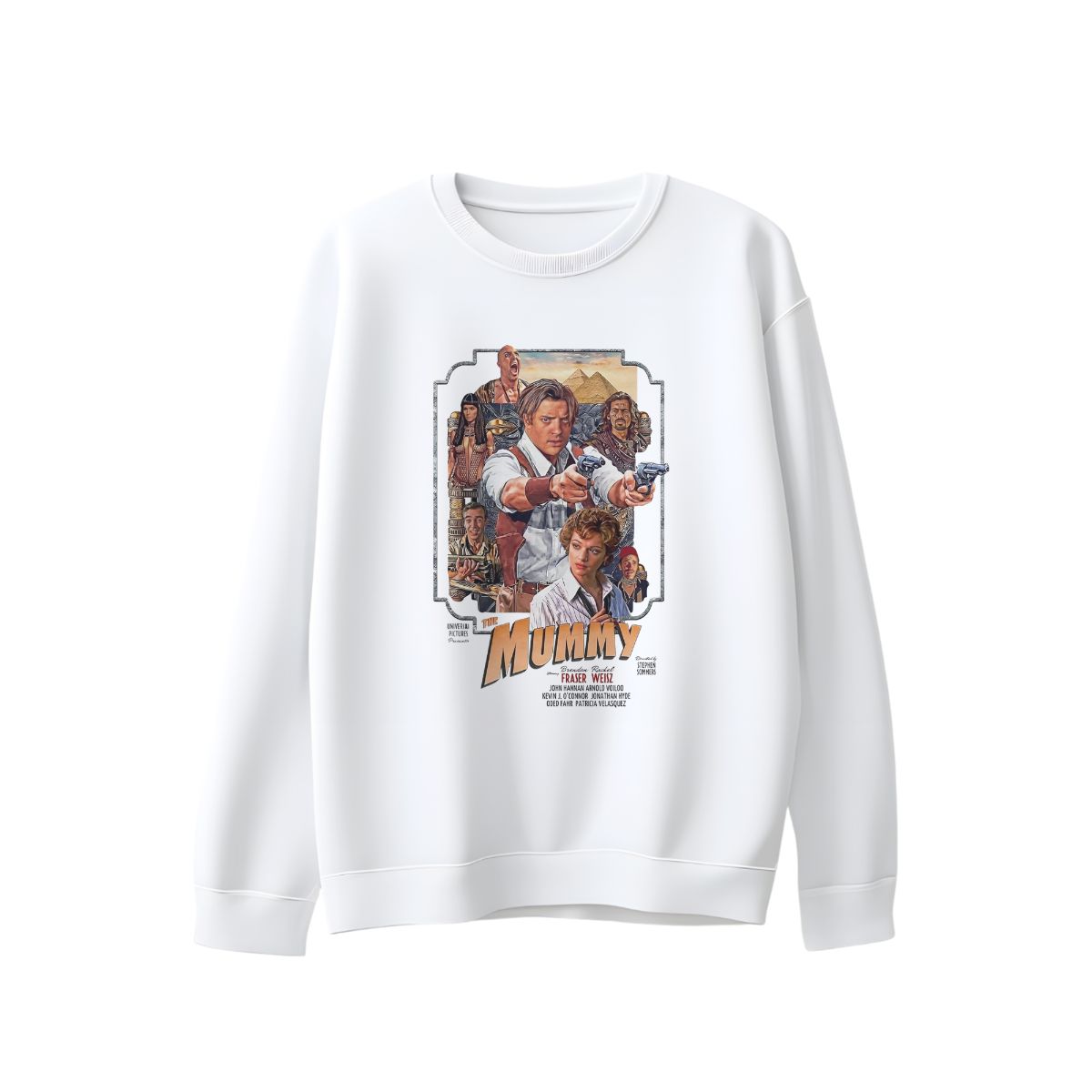 The Mummy Mesir Vintage Movie Graphic T-Shirt – Egyptian Adventure Classic Tee