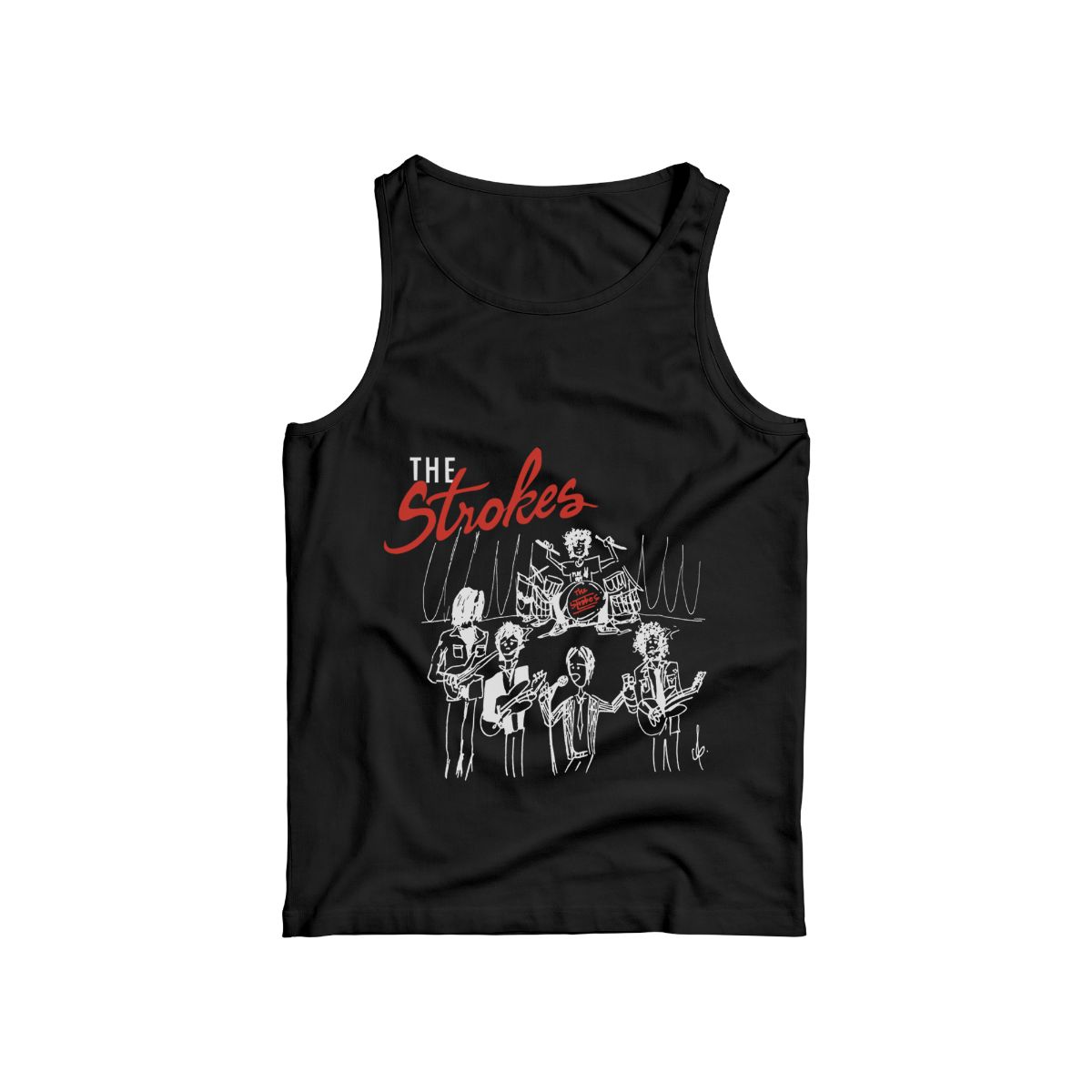 The Strokes Logo Graphic T-Shirt – Indie Rock Band Aesthetic Tee