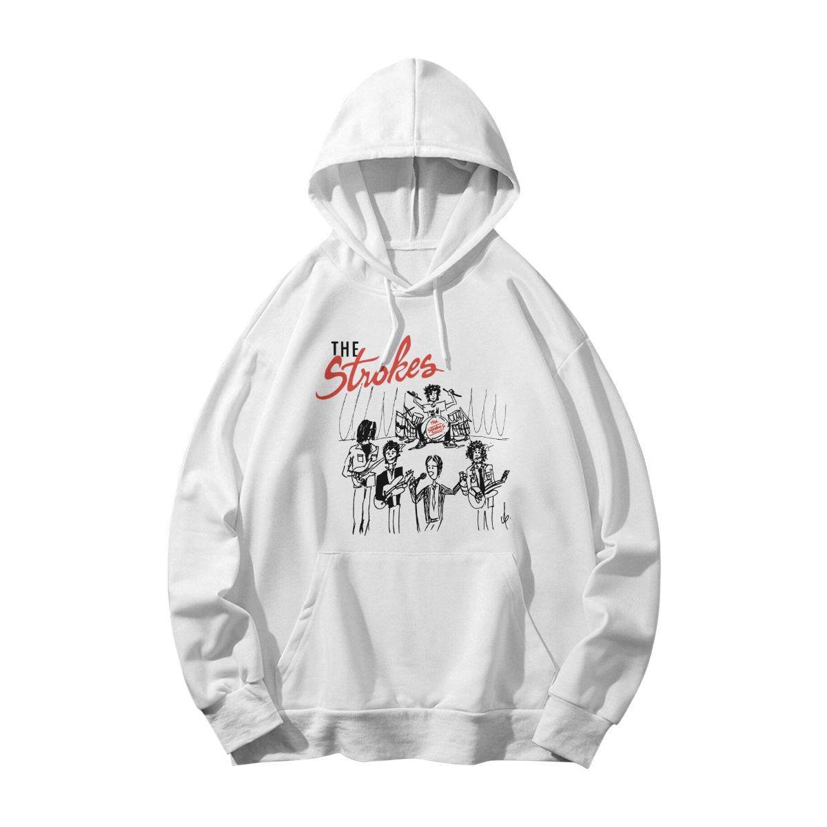 The Strokes Logo Graphic T-Shirt – Indie Rock Band Aesthetic Tee