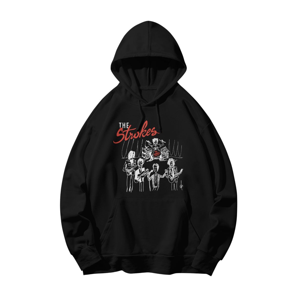 The Strokes Logo Graphic T-Shirt – Indie Rock Band Aesthetic Tee