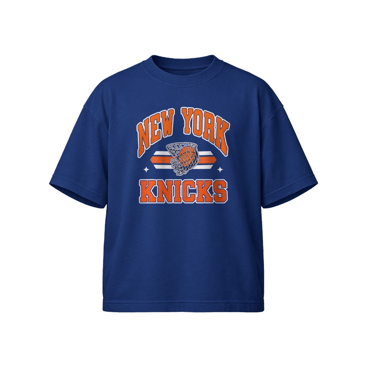 New York Knicks Basketball Graphic T-Shirt – Vintage Sports Fan Tee