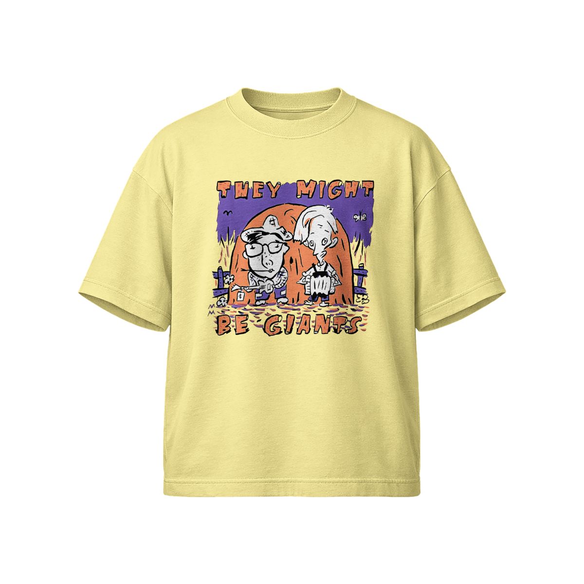 They Might Be Giants Halloween Graphic T-Shirt – Vintage Cartoon Band Tee