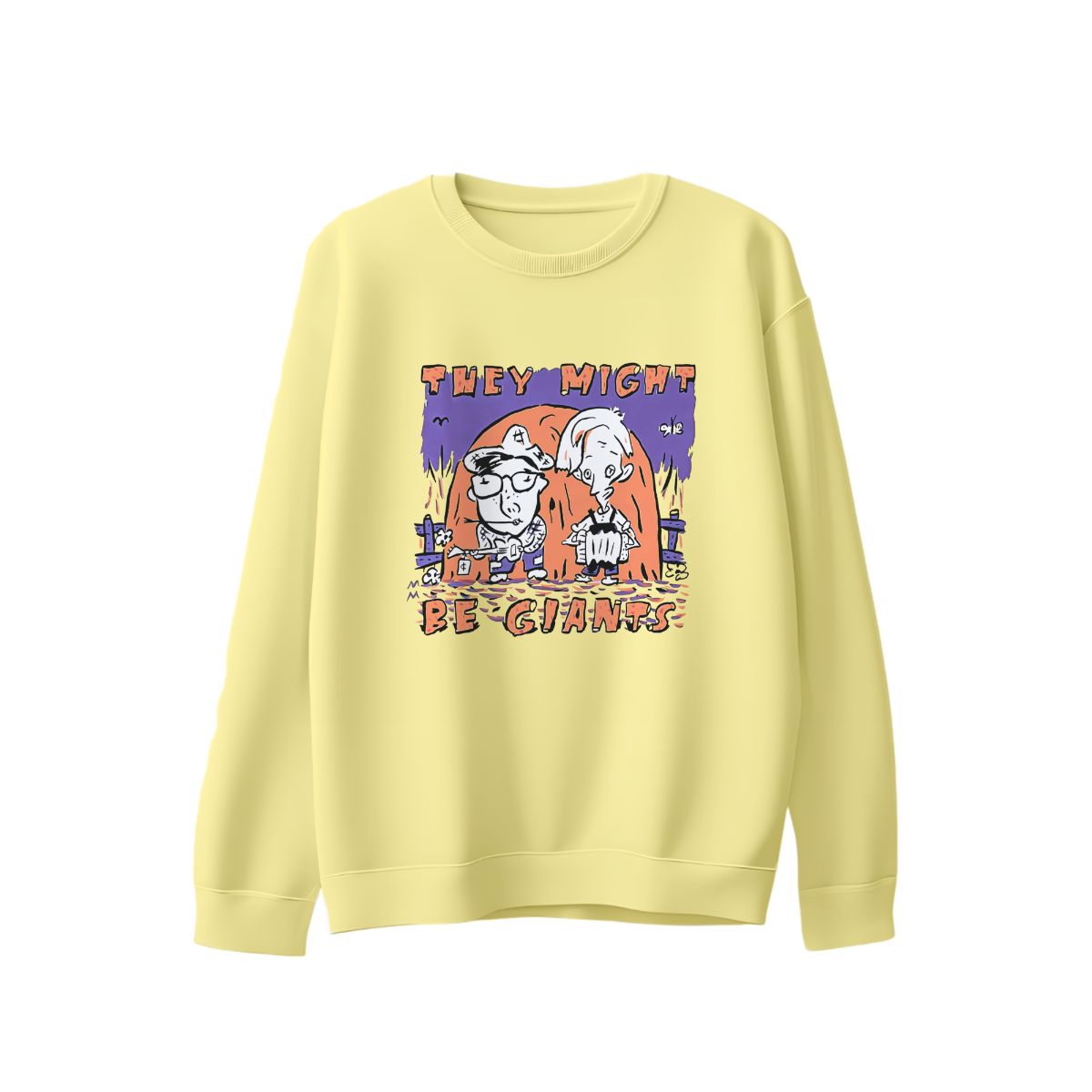 They Might Be Giants Halloween Graphic T-Shirt – Vintage Cartoon Band Tee