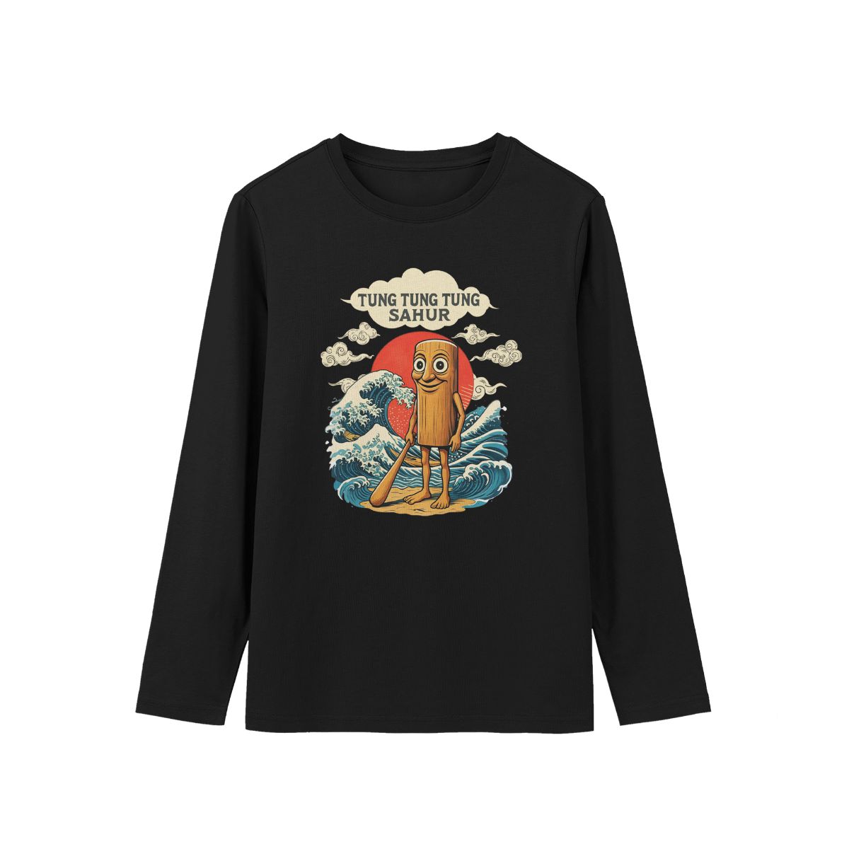 Tung Tung Tung Sahur Funny Graphic T-Shirt – Unique Cultural Meme Tee