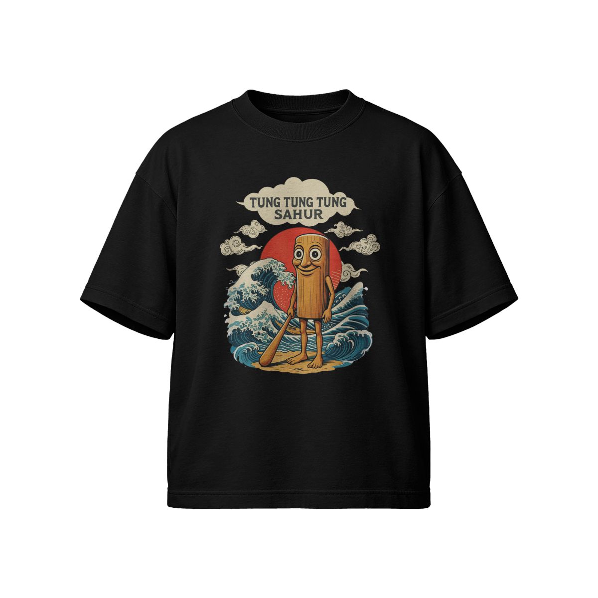 Tung Tung Tung Sahur Funny Graphic T-Shirt – Unique Cultural Meme Tee