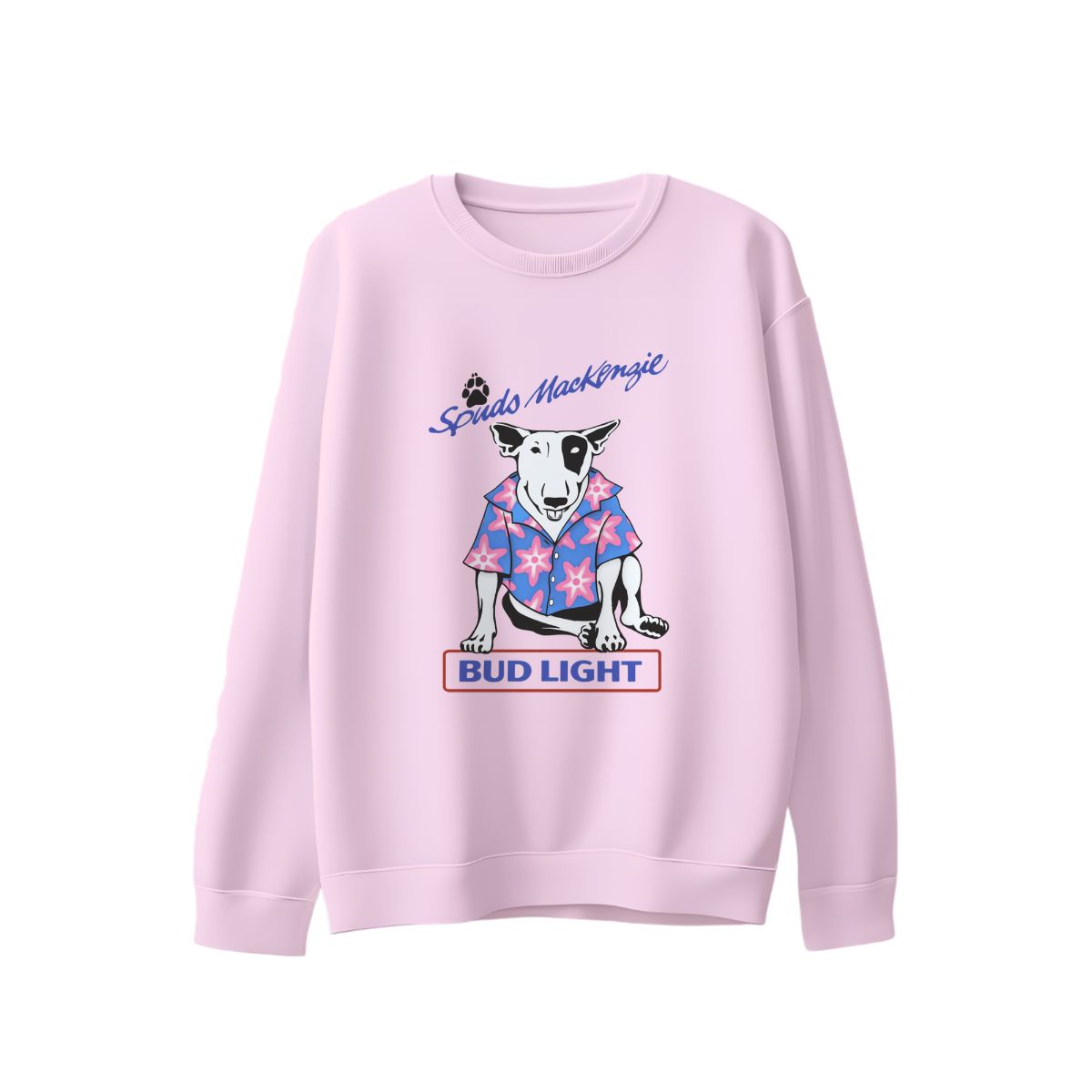 Spuds MacKenzie Bud Light Vintage Graphic T-Shirt – Retro Party Dog Tee