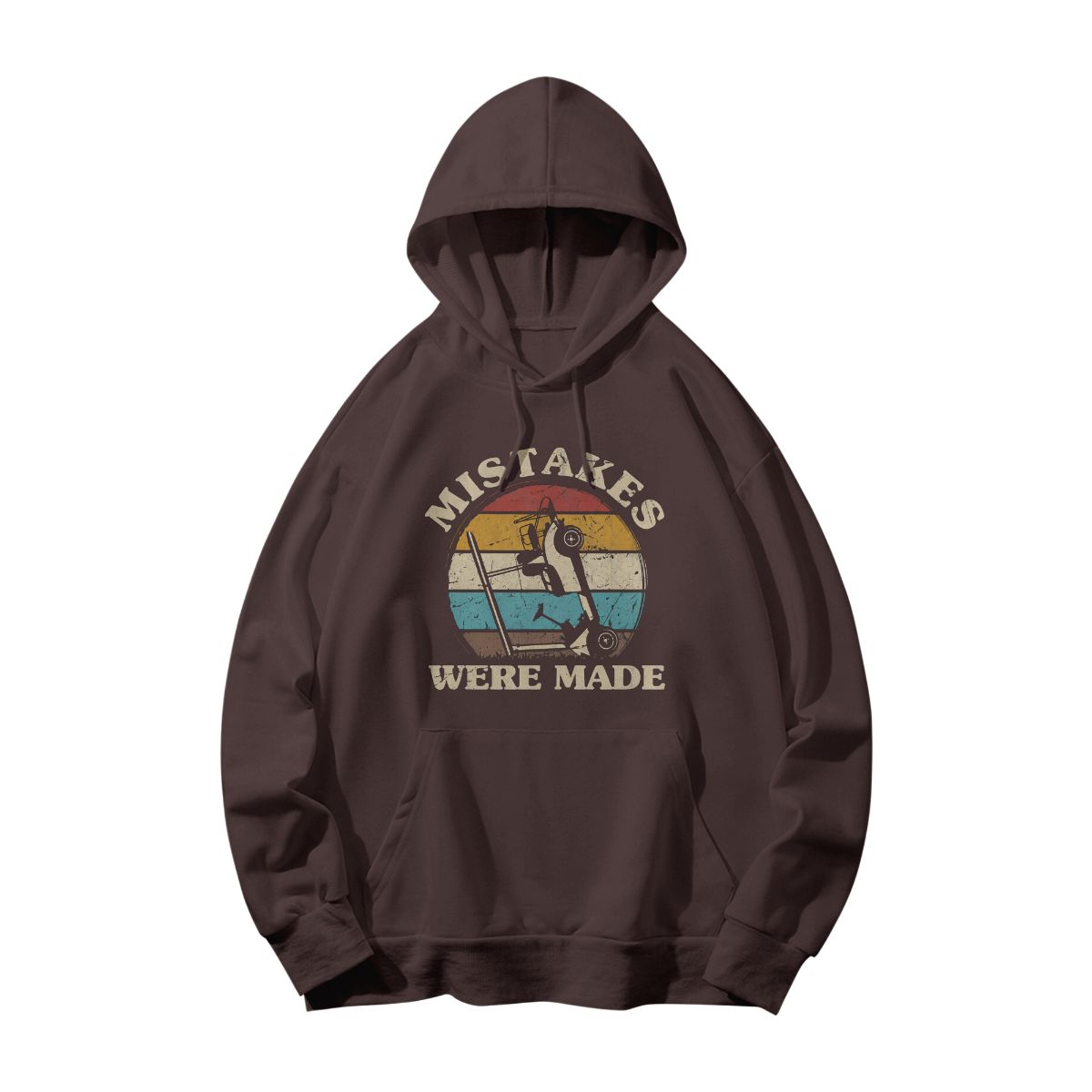 Funny Construction Excavator T-Shirt – “Mistakes Were Made” Retro Graphic Tee