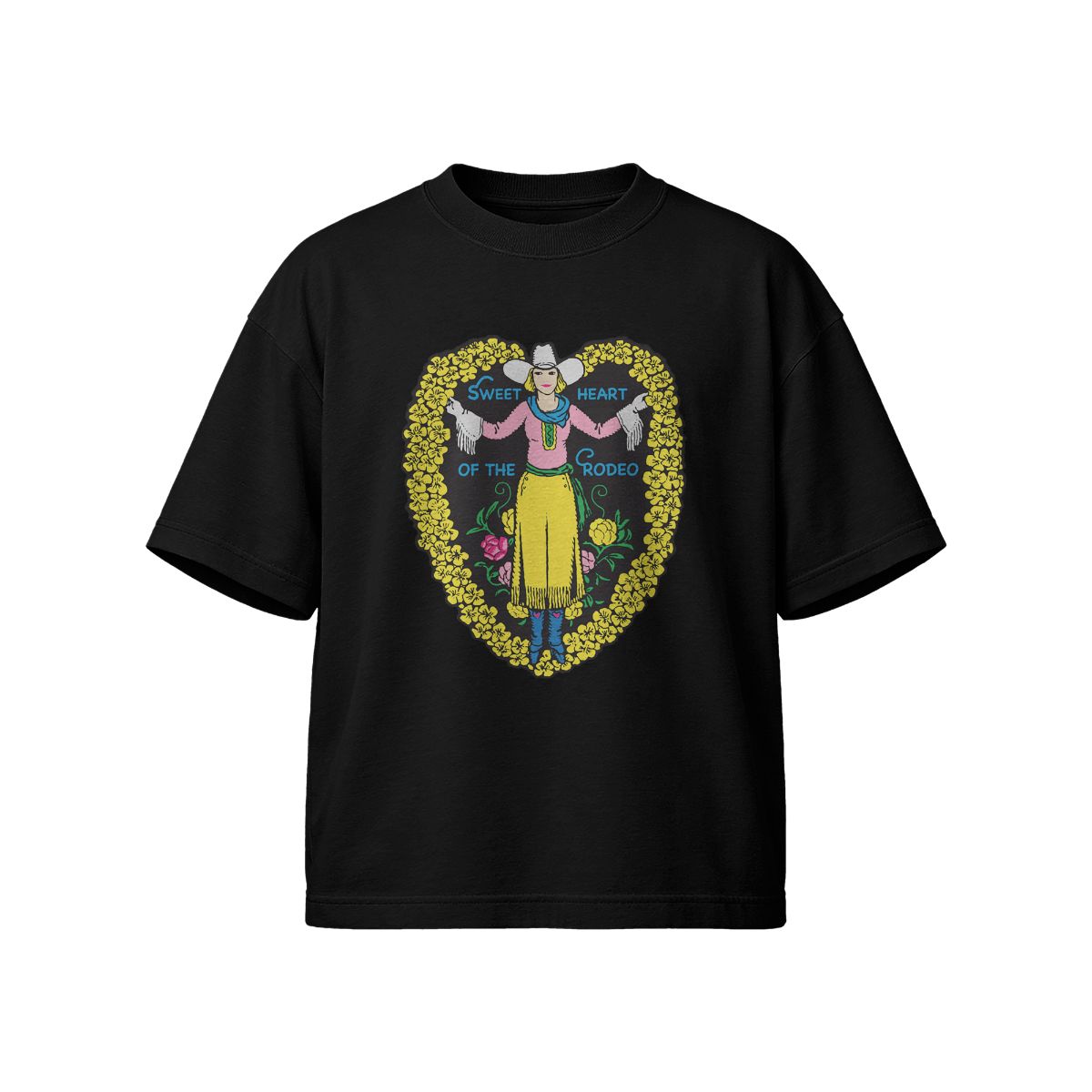 Vintage Cowgirl Rodeo T-Shirt – Sweetheart of the Rodeo Western Graphic Tee