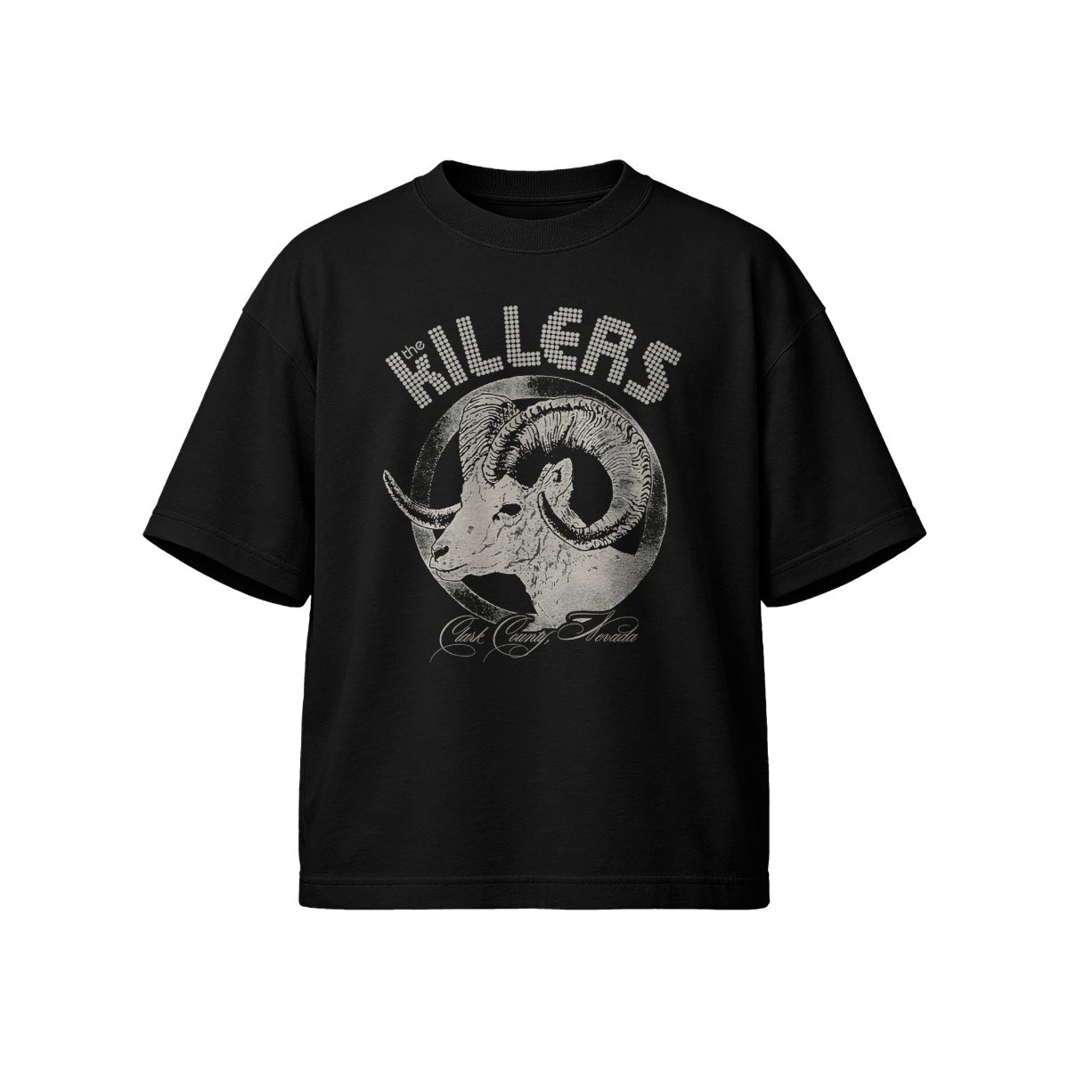 Vintage Desert Ram Skull T-Shirt – The Killers Western Graphic Retro Tee