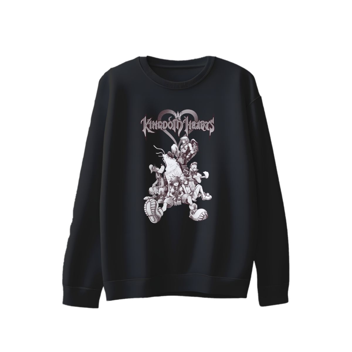 Kingdom Hearts Graphic T-Shirt – Classic Gaming Anime Streetwear Tee