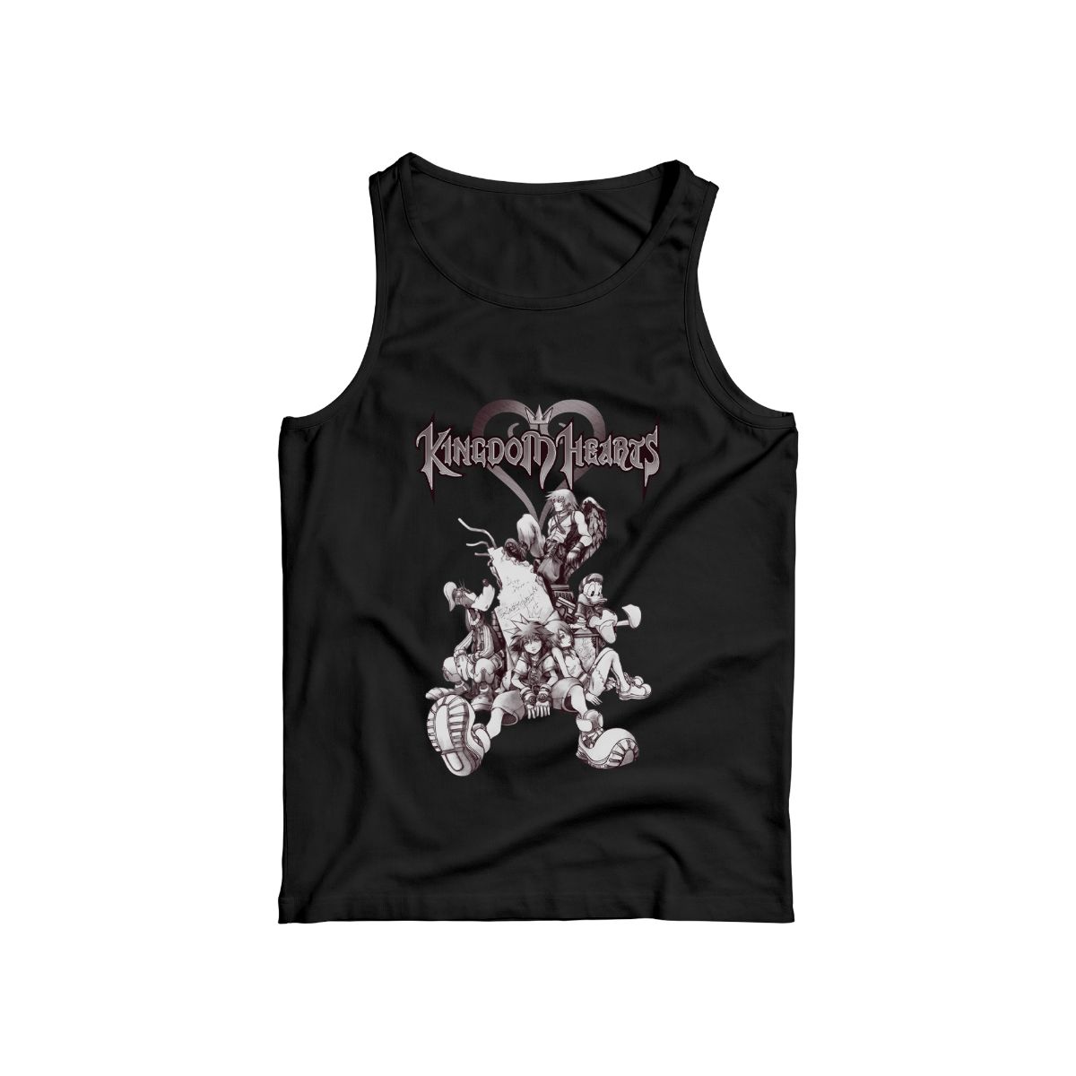Kingdom Hearts Graphic T-Shirt – Classic Gaming Anime Streetwear Tee