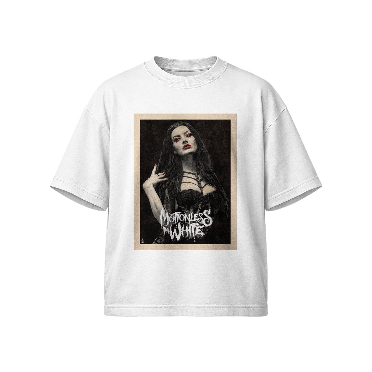 MOTIONLESS IN WHITE Gothic Graphic T-Shirt – Dark Aesthetic Alternative Tee