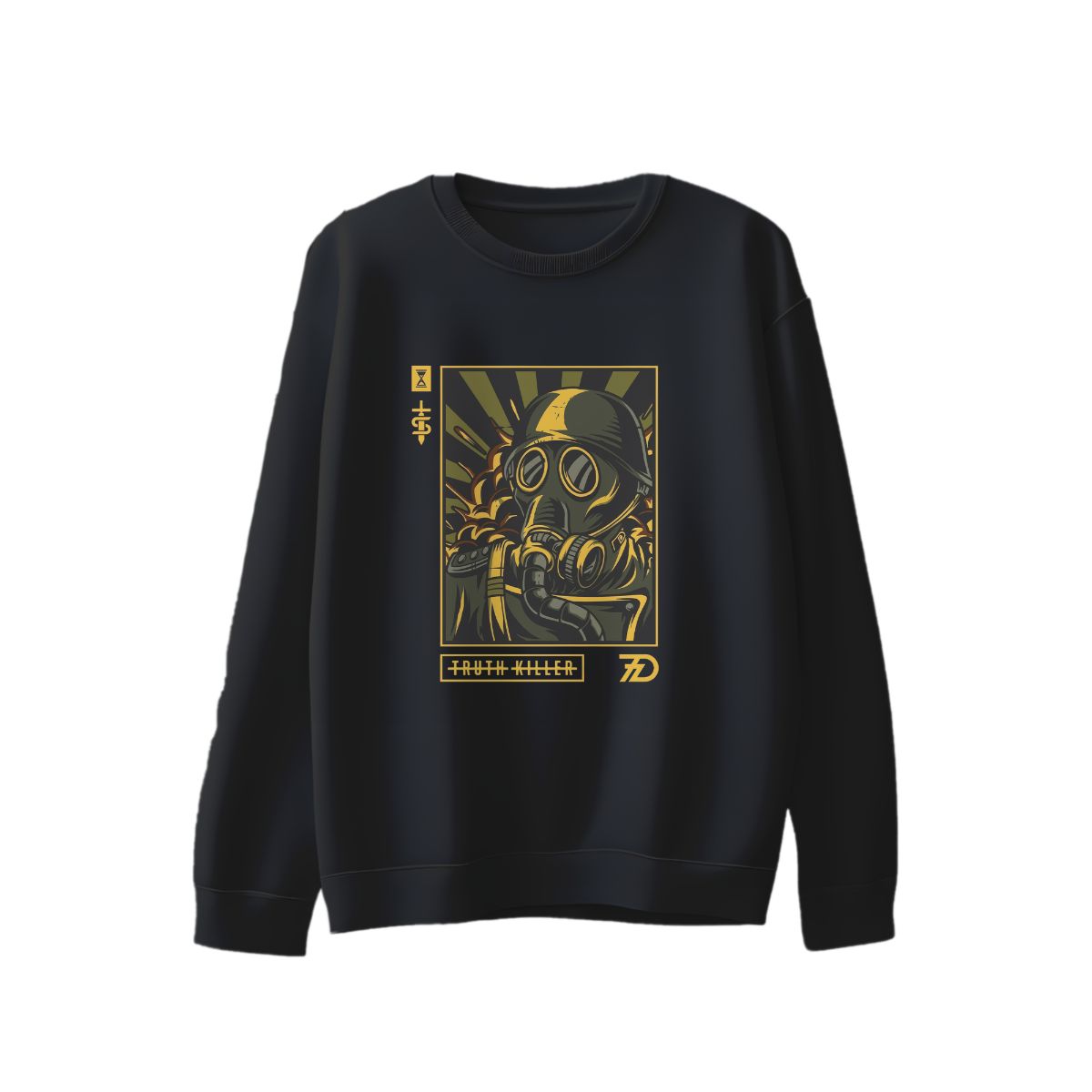 Gas Mask Soldier "SEVENDUST" – Truth Killer Vintage Graphic T-Shirt