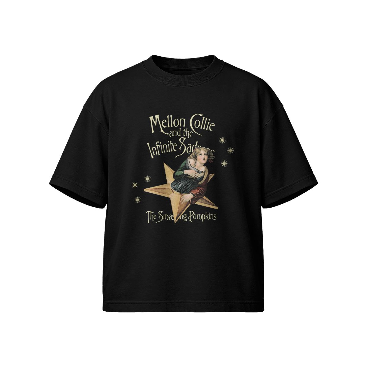 Mellon Collie Star Vintage – Indie Aesthetic Graphic T-Shirt