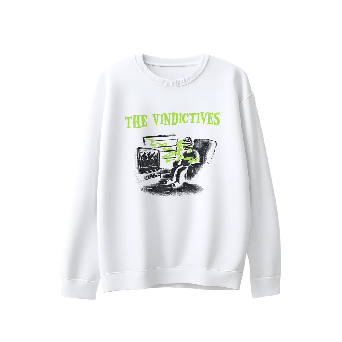 The Vindictives TV Mind Control – Retro Punk Graphic T-Shirt