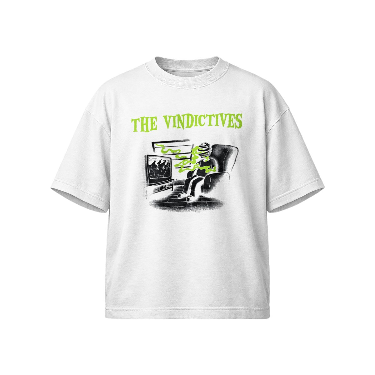The Vindictives TV Mind Control – Retro Punk Graphic T-Shirt