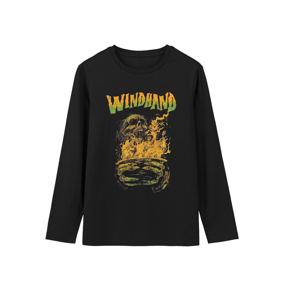 Windhand Doom Skull – Psychedelic Stoner Metal Graphic Tee