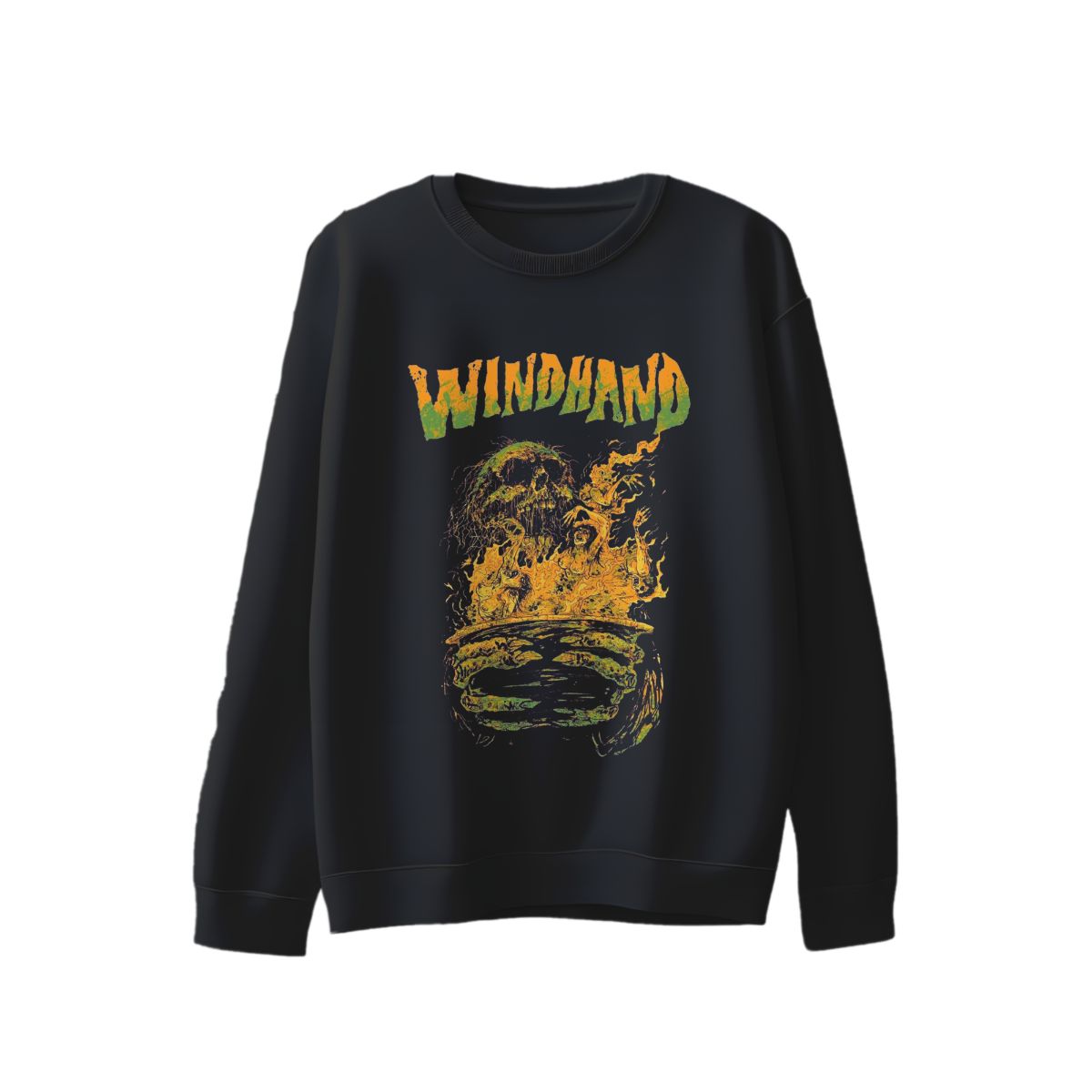 Windhand Doom Skull – Psychedelic Stoner Metal Graphic Tee